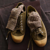 The Camp Sock In Marled Coffee