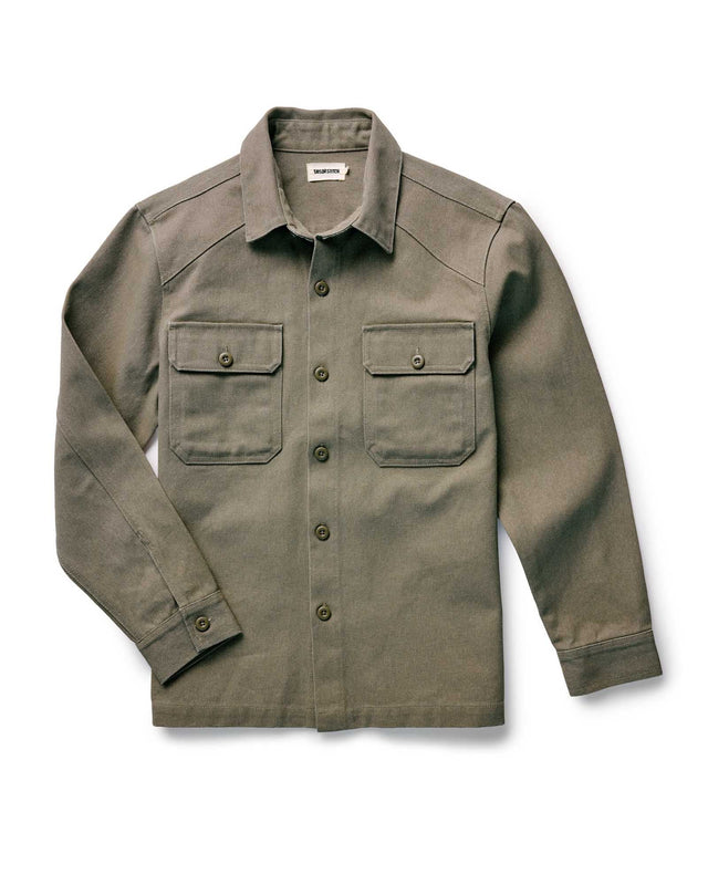 The Shop Shirt In Chipped Canvas