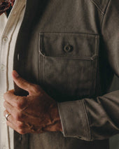 The Shop Shirt In Chipped Canvas