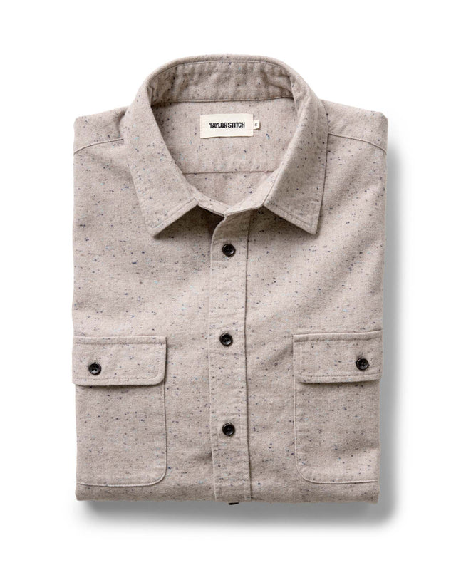 The Yosemite Shirt In Oat Donegal