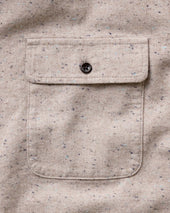 The Yosemite Shirt In Oat Donegal