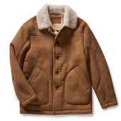 The High Plains Coat In Shearling