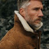 The High Plains Coat In Shearling