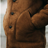 The High Plains Coat In Shearling