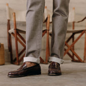 The Morse Pant In Smoked Herringbone