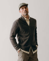 The Portola Bomber In Heather Loden Merino