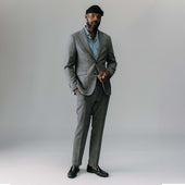 The Stevens Trouser In Herringbone Wool