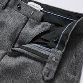 The Stevens Trouser In Herringbone Wool