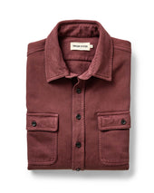 The Ledge Shirt In Dried Cherry Twill