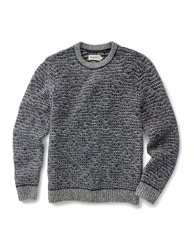 The Chatham Crew In Marine Stripe Jacquard