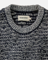 The Chatham Crew In Marine Stripe Jacquard