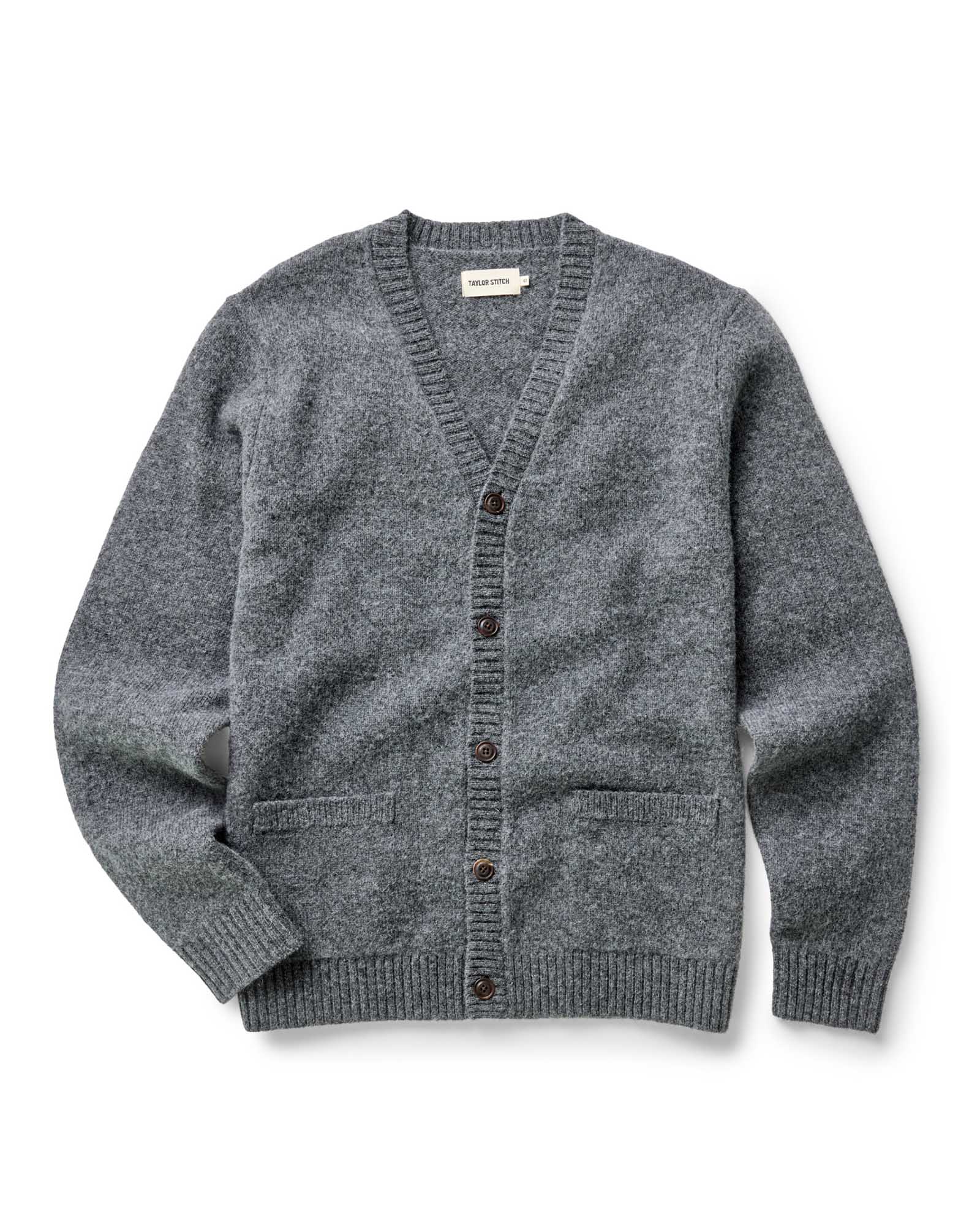 The Eastmoor Cardigan In Heather Wool