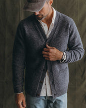 The Eastmoor Cardigan In Heather Wool