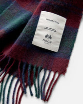The Fireside Scarf In Currant Plaid