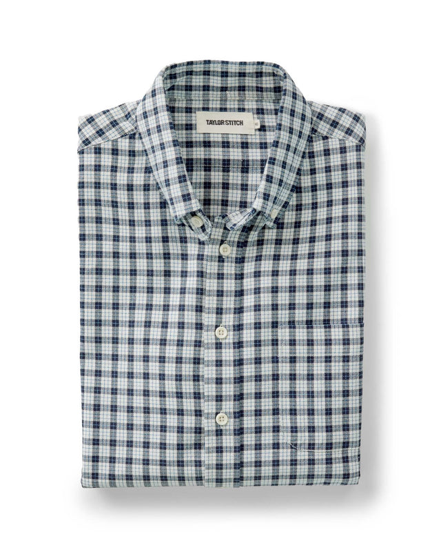 The Jack in Indigo Micro Check Oxford