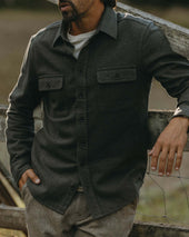 The Ledge Shirt In Pine Twist