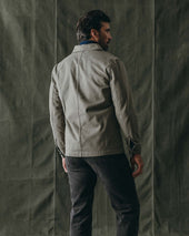 The Ojai Jacket In Organic Smoked Foundation Twill