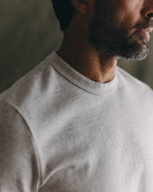 The Organic Cotton Shop Tee In Oat Twist