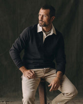 The Rugby Shirt in Coal