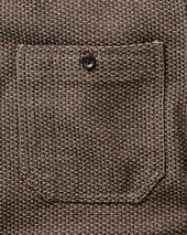 The Utility Shirt in Mulch Sashiko