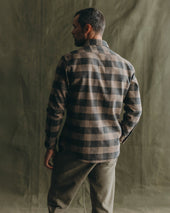The Yosemite Shirt In Heather Sable Buffalo Check