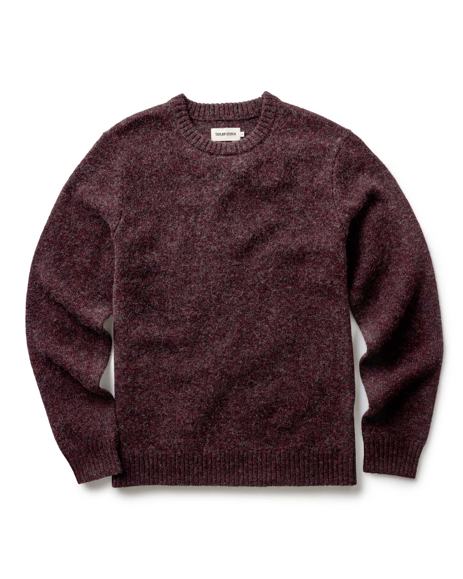 The Eastmoor Sweater In Heather Port Wool