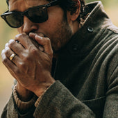 The Gibson Jacket In Herringbone Wool