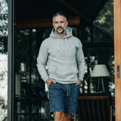 The Heavy Bag Hoodie In Heather Fleece