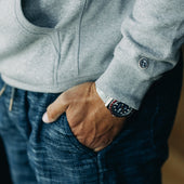 The Heavy Bag Hoodie In Heather Fleece