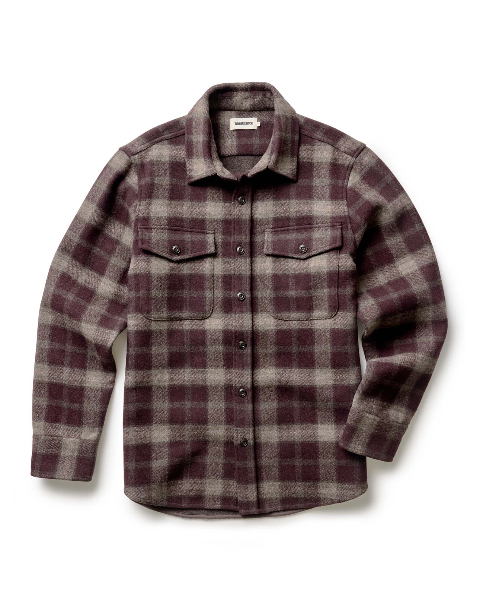 The Maritime Shirt Jacket In Plaid Wool