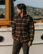 The Maritime Shirt Jacket In Plaid Wool