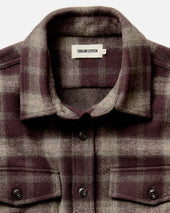 The Maritime Shirt Jacket In Plaid Wool