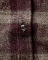 The Maritime Shirt Jacket In Plaid Wool