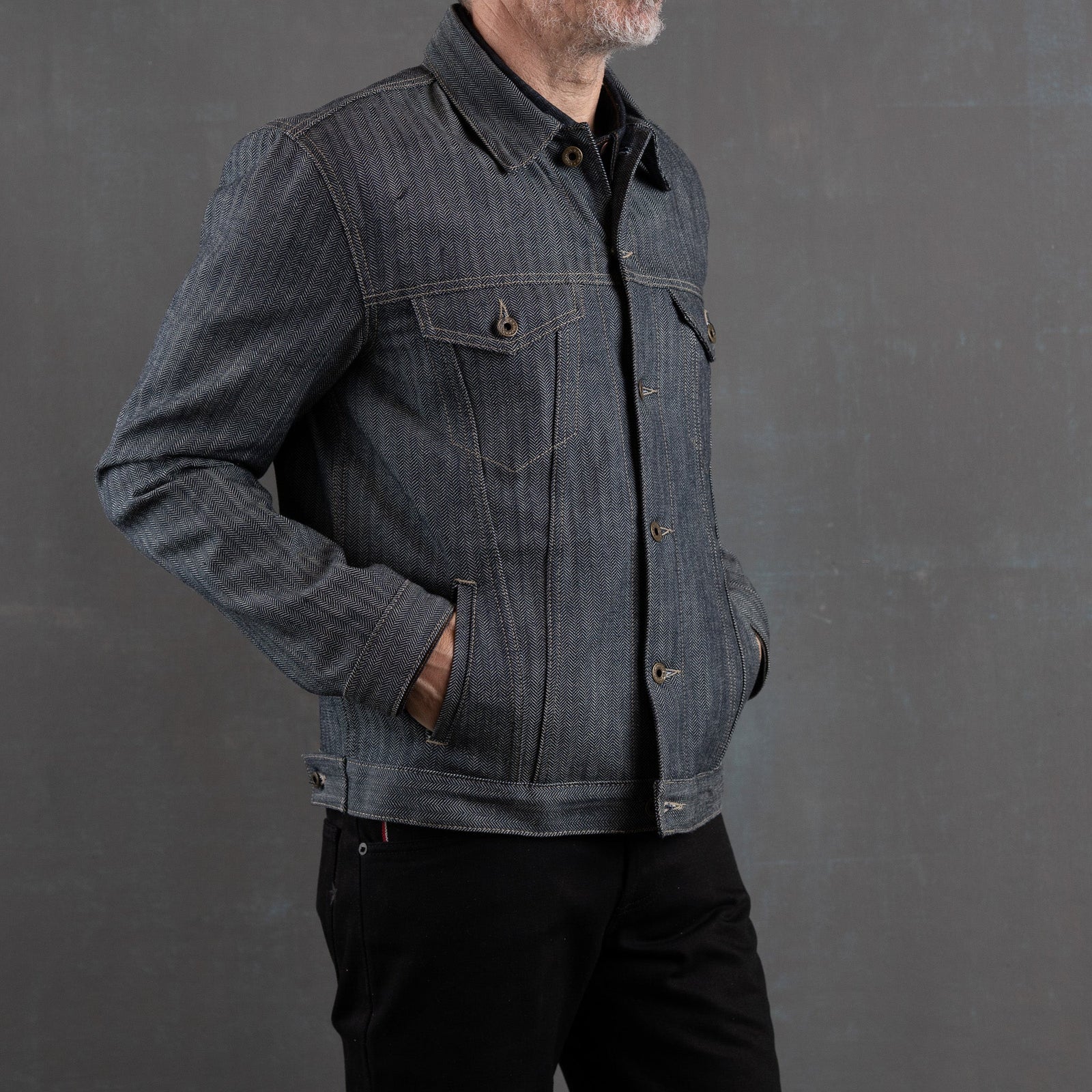 Ironside 14oz Herringbone Selvage Denim