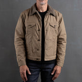 Ironside Wax Sherpa Fleece Jacket - Coyote Tan