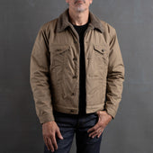 Ironside Wax Sherpa Fleece Jacket - Coyote Tan