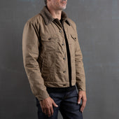 Ironside Wax Sherpa Fleece Jacket - Coyote Tan