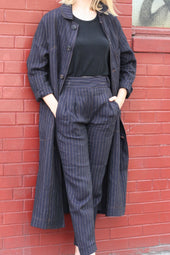 Italian Linen Anthropologist Coat Xs S