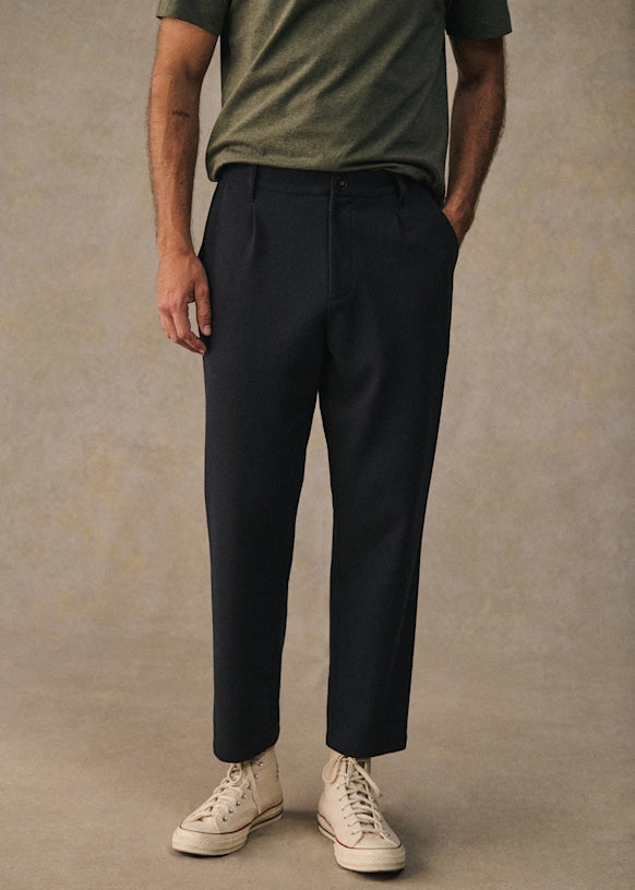 Bergame Straight Pants Dark