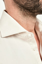 Cotton And Tencel Shirt Made In Italy