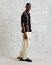 Ivy And Multicolour Striped Cotton Polo Shirt