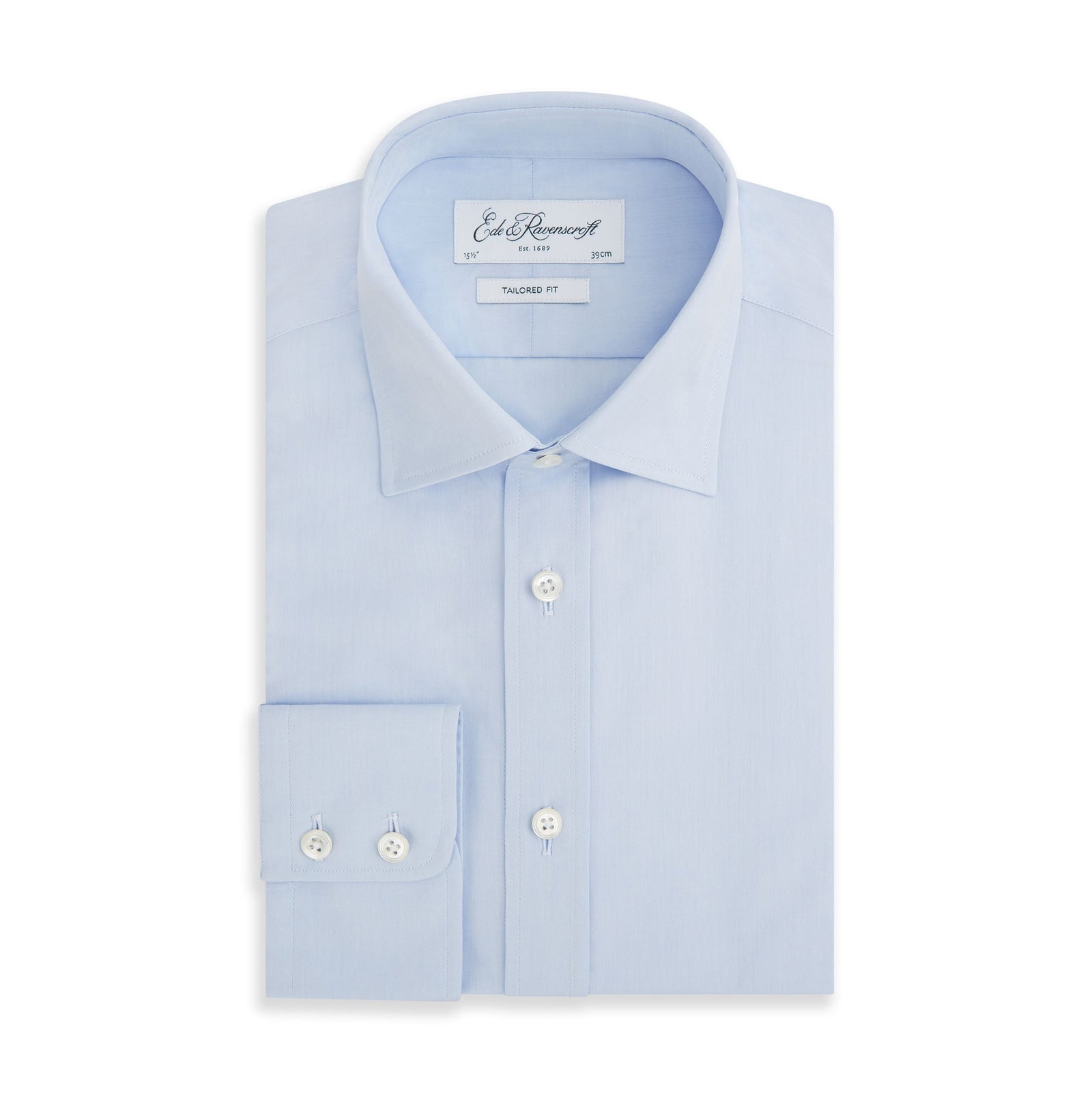 Alex Pale Blue Poplin Shirt