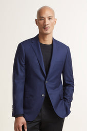 Blue Double Twist Blazer