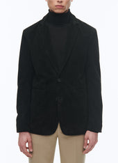 Suede Leather Blazer Jacket
