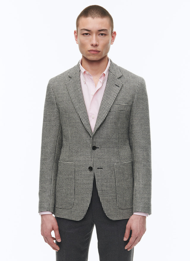 Virgin wool straight jacket