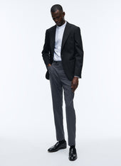 Wool Canvas Blazer Jacket