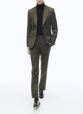 Flecked Wool Fitted Jacket