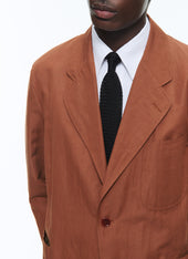 Linen And Cotton Slack Jacket