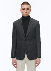 Wool Basket Canvas Fitted Jacket