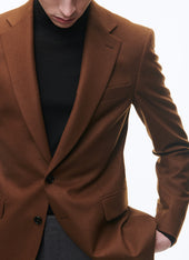 Wool Flannel Fitted Jacket